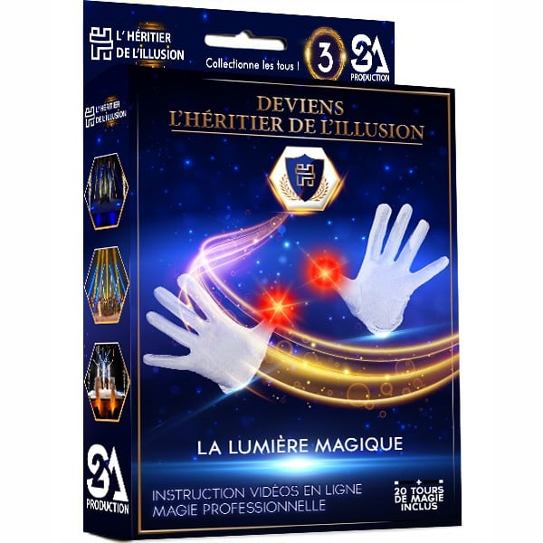 VingaHouse Coffret Magie Débutant 25 Tours Époustouflants - Accessoires Magiques Pour Enfants Dès 6 Ans - Jouet Parent-Enfant